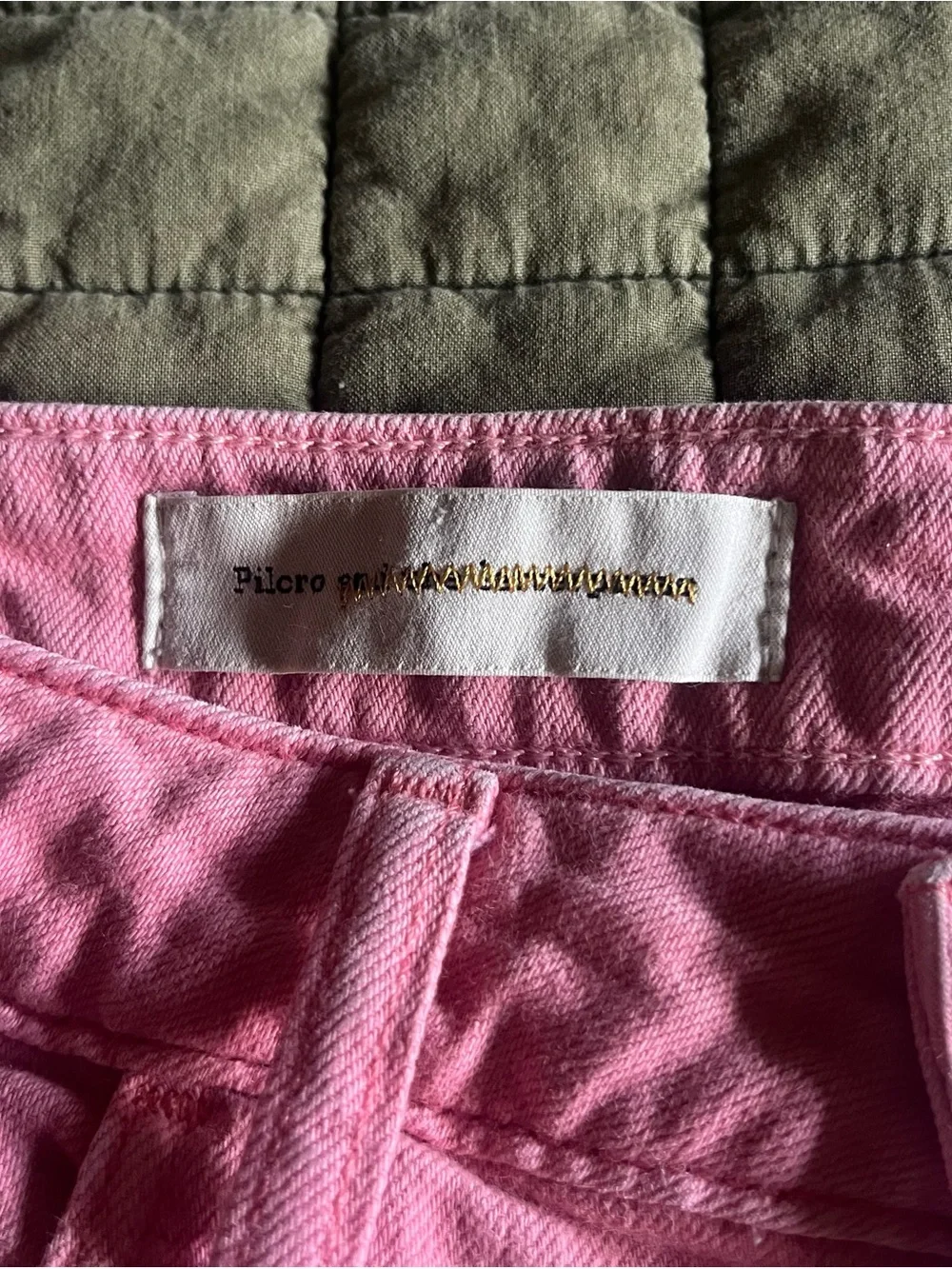 Anthropologie Denim Pilcro and Letterpress cuffed shorts in Pink 27